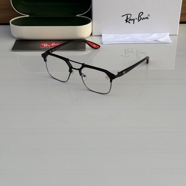 Rayban 04 black plano