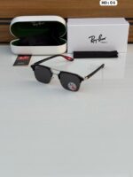 Rayban 04 silver black