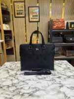 Burberr_y Checks Premium Quality Laptop Bag With Strap - Image 8