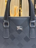 Burberr_y Checks Premium Quality Laptop Bag With Strap - Image 5