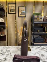 Mont blanc Elegant Brown Leather Premium Quality Laptop Bag - Image 2