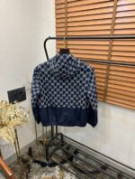 Gucc_i All Over GG Monogram Printed Turkey Imported Premium Light Weight Zipper Hoodie Jacket - Image 5