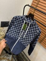 Gucc_i All Over GG Monogram Printed Turkey Imported Premium Light Weight Zipper Hoodie Jacket - Image 4