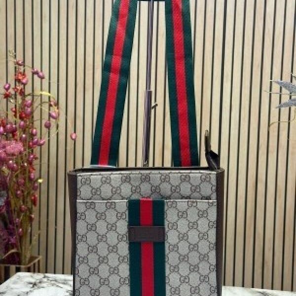 GUCC_I LUXURY SIDE BAG WITH DUST BAG HEAVY QUALITY (BROWN) 8011G