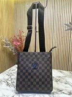 LOUIS_VUITTON SIDE BAG WITH DUST BAG HEAVY QUALITY (BROWN CHECKS) 8010LV