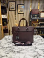 Giorgio Arman_i luxury classic embossed premium quality laptop bag - Image 6