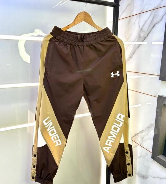 Under Armou r Brown Imported Printed Premium Track Pant F3020-BR
