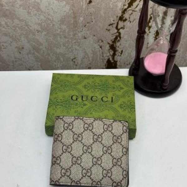 GUCC_I BROWN PREMIUM WALLET WITH OG BOX MODEL NO - 12