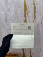 Louis_Vuitton Premium Quality Embossed Belt Wallet Combo With Box And Dust Bag Including Carry Bag (L63-Black) - Image 7