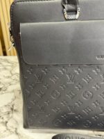 LOUIS_VUITTON BLACK EMBOSSED PREMIUM QUALITY LAPTOP BAG WITH STRAP (LH1977-5) - Image 2