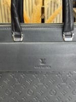 LOUIS_VUITTON BLACK EMBOSSED PREMIUM QUALITY LAPTOP BAG WITH STRAP (LH1977-5) - Image 7