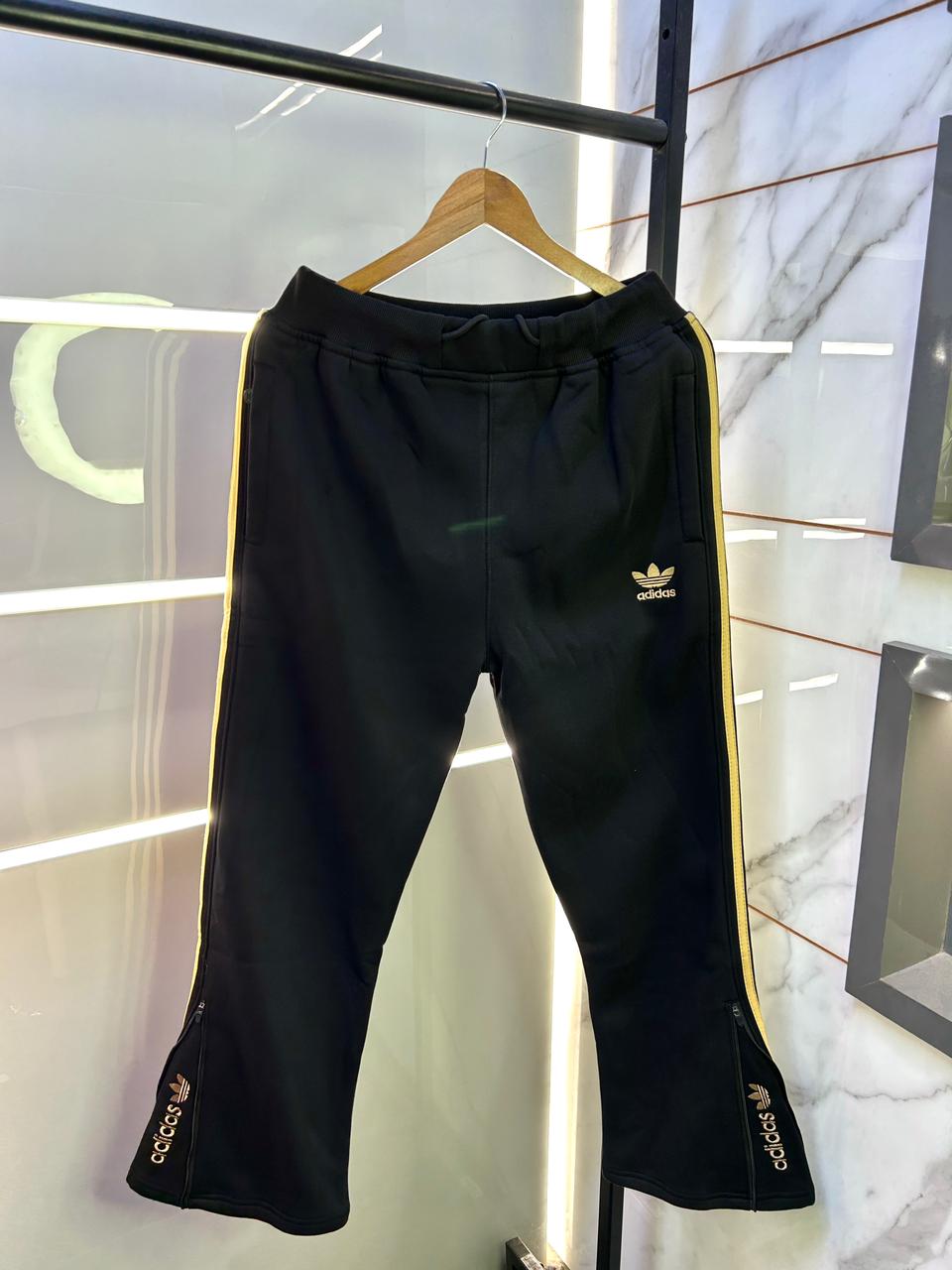 69312a2a770721 Adida s Imported Black Embroidery Logo Super Premium Track Pant F3195-B2 - Image 1