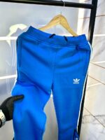 Adida s Imported Blue Embroidery Logo Super Premium Track Pant F3195-BU - Image 3
