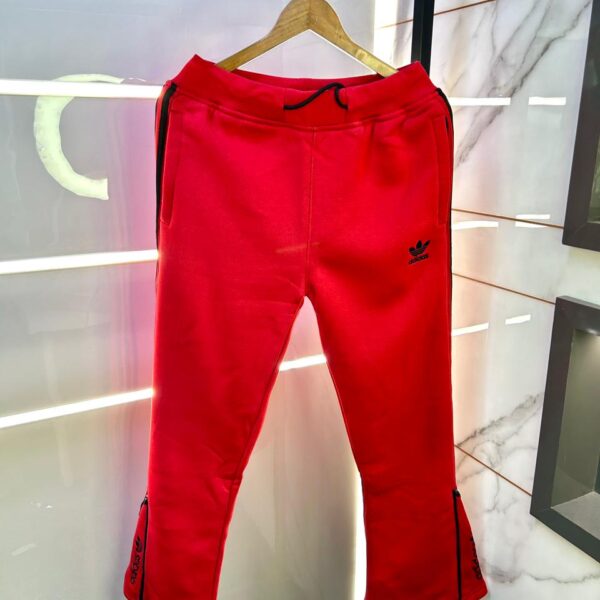 Adida s Imported Red Embroidery Logo Super Premium Track Pant F3195-RE