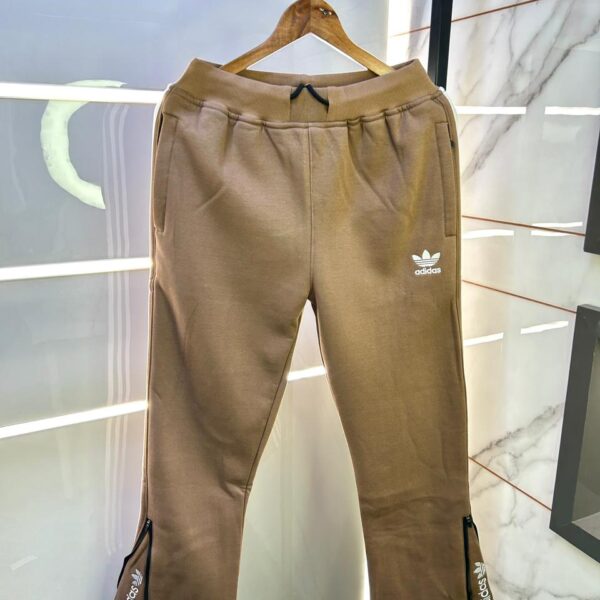 Adida s Imported Brown Embroidery Logo Super Premium Track Pant F3195-BR