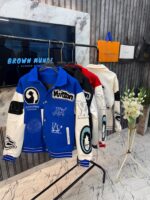 LOUIS.VUITTON.100%.IMPORTED.VERY.PREMIUM.VARSITY.JACKET.MR245 - Image 2