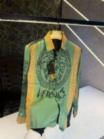 VERSACE PRINTED PREMIUM IMPORTED SHIRT WITH BRAND POLLY BAG (1744) - Image 3