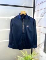 Arman_i Exchange Reflective Navy Premium Shirt With Brand Box Packing And Carry Bag F2954-NY