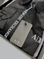 Arman_i Exchange Reflective Black Premium Shirt With Brand Box Packing And Carry Bag F2954-BL - Image 9