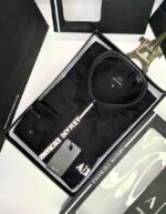 Arman_i Exchange Reflective Black Premium Shirt With Brand Box Packing And Carry Bag F2954-BL - Image 5