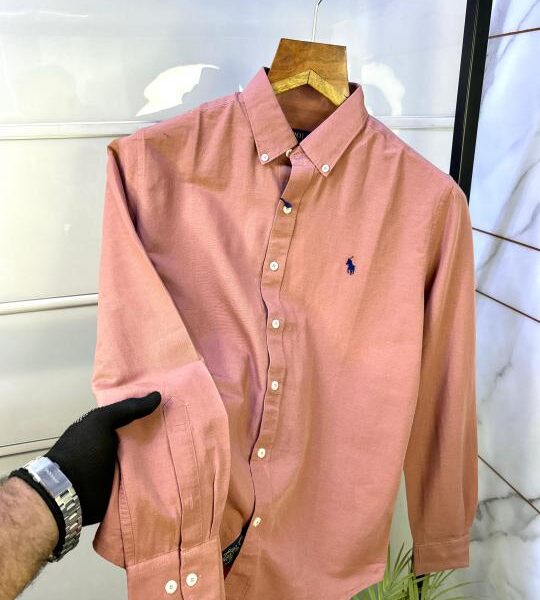 Ralph_Lauren Polo Brown Linen Premium Shirt F2951-BR