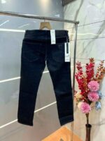 Arman i Exchange Jet Black Imported Lycra Slim Fit Ankle Lenght Hyperflex Denim 3311 - Image 4