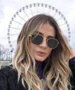 RAYBAN HEXA 3448 GOLD BLACK - Image 2