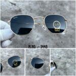 RAYBAN HEXA 3448 GOLD BLACK - Image 3