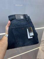 Emporio Arman i Blue Shade Imported Lycra Straight Fit Ankle Lenght Denim With Metal Logo 3345 - Image 3