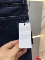 Emporio Arman i Blue Shade Imported Lycra Straight Fit Ankle Lenght Denim With Metal Logo 3345 - Image 2