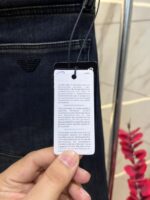 Emporio Arman i Green Shade Imported Lycra Straight Fit Ankle Lenght Denim With Metal Logo 3343 - Image 2