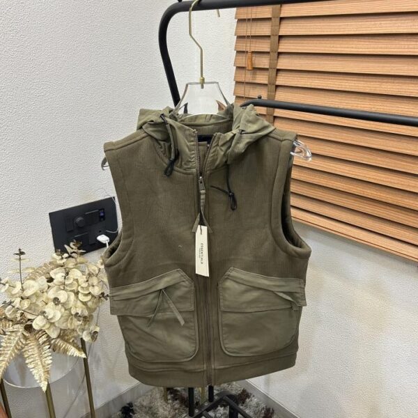 Essential_s Imported Exclusive Zipper Half Hoodie