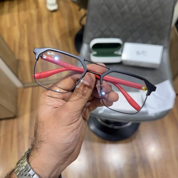 Rayban 04 Ferrari black plano