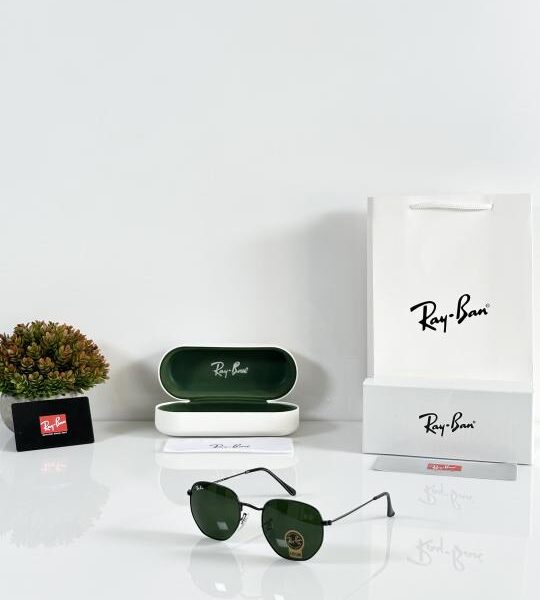 Rayban 3548 Black Green (GLASS)