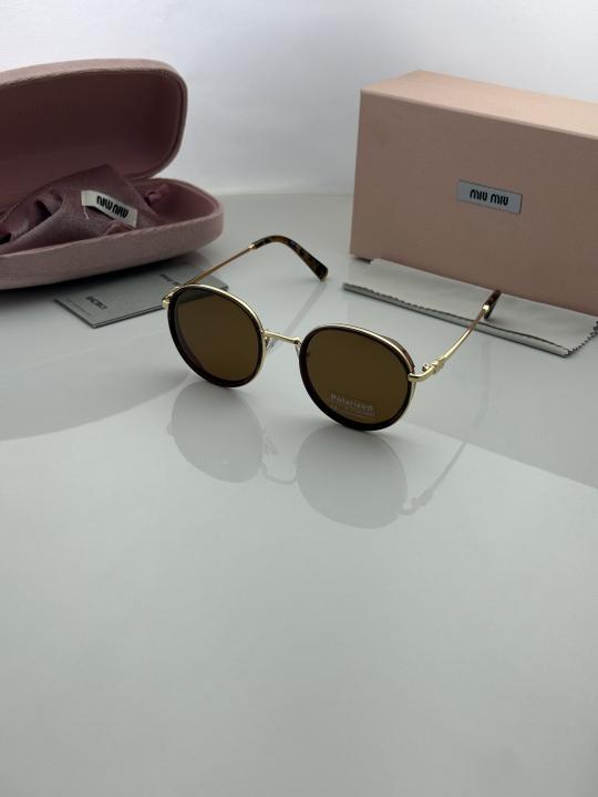 693810fbd743c0 Miu.miu 3802 Golden brown - Image 1