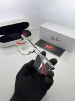 Rayban 04 black transparent plano - Image 3