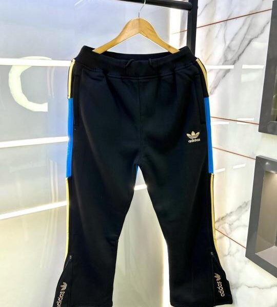 Adida s Imported Black Embroidery Logo Super Premium Track Pant F3195