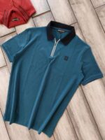 Michael_Kors Green Polo Premium Collar Neck T-shirt F2991-GR - Image 5
