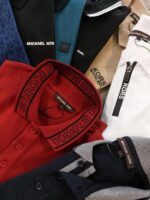 Michael_Kors Green Polo Premium Collar Neck T-shirt F2991-GR - Image 6