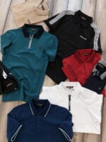 Michael_Kors Green Polo Premium Collar Neck T-shirt F2991-GR - Image 9