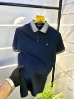 Michael_Kors Navy Polo Premium Collar Neck T-shirt F2991-NY - Image 7