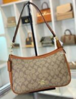 Coach_Teri_Shoulder_Bag_With_Box_Dustbag_SlingBelt_Cherrycharmkeychain_Bill