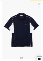 Lacost e Black Premium Cotton Lycra Pique fabric Polo Tshirt with Shoulder Design and Embroidered Logo 3384 - Image 13