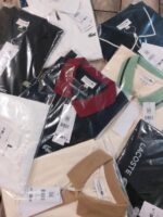 Lacost e Cream Premium Cotton Lycra Pique fabric Polo Tshirt with Collar Design and Embroidered Logo Zip Style 3387 - Image 5