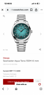 Omeg a Seamaster Aqua Terra Quartz (Best Quality) - Image 2