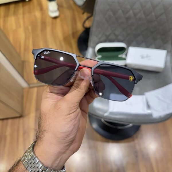 Rayban 04 ferrari black red