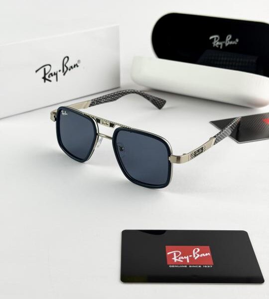 RAYBAN SILVER BLACK 3617