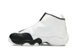 Nikkee Air Zoom Flight 98 The Glove sneaker in a white and black colorway. - Image 3