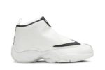 Nikkee Air Zoom Flight 98 The Glove sneaker in a white and black colorway. - Image 4